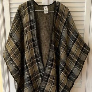 Woolrich reversible shawl, OS, VGUC